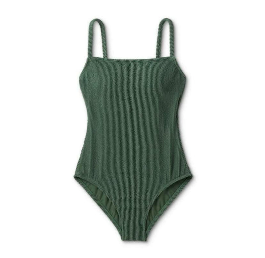 Kona Sol Women's Pucker One Piece Swimsuit-Large