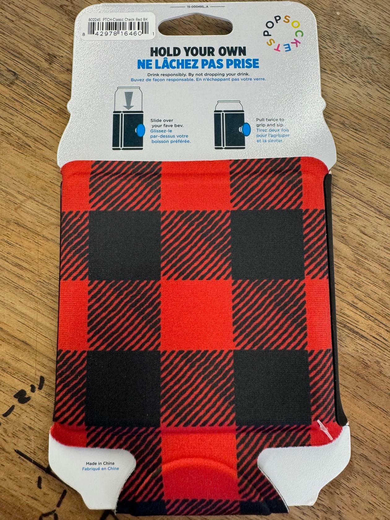 PopSockets PopThirst: Can Holder and Swappable Grip - Tall Can - Tropic Punch