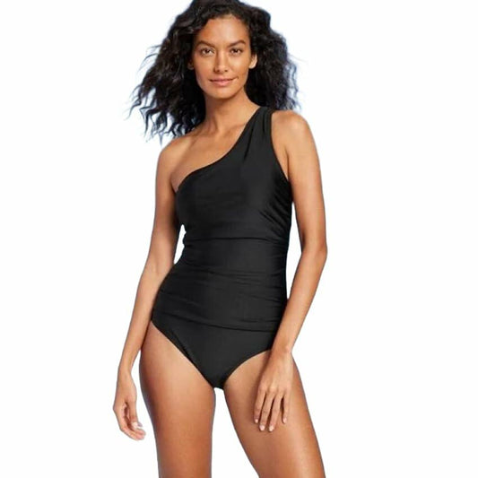 Kona Sol Women's Tummy Control One Shoulder-Onepiece - Medium