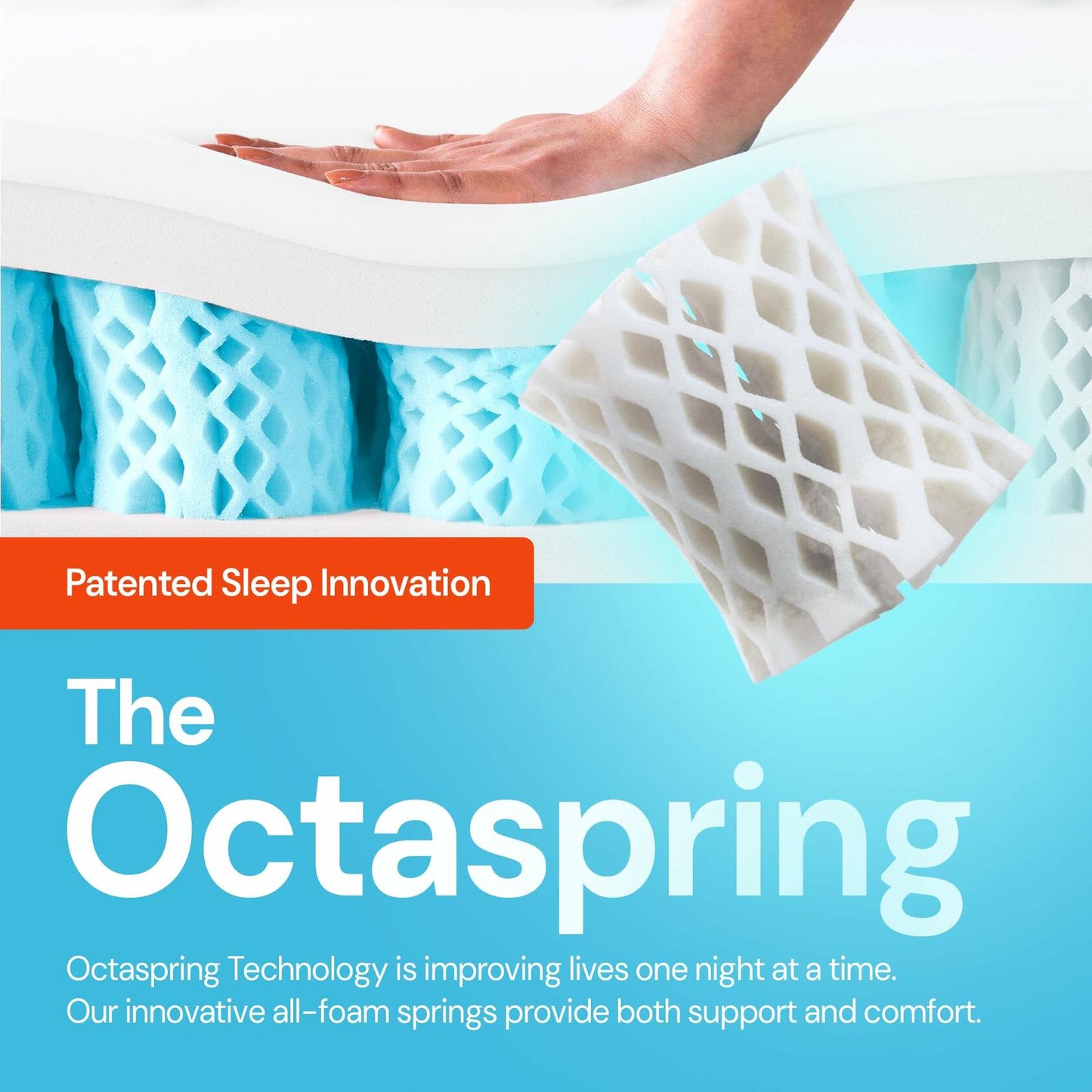 Dormeo Premium King Cooling Mattress Topper - 3-Zone OctaspringⓇ T