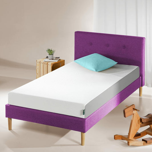 ZINUS Cooling Essential Memory Foam Mattress, Twin, White