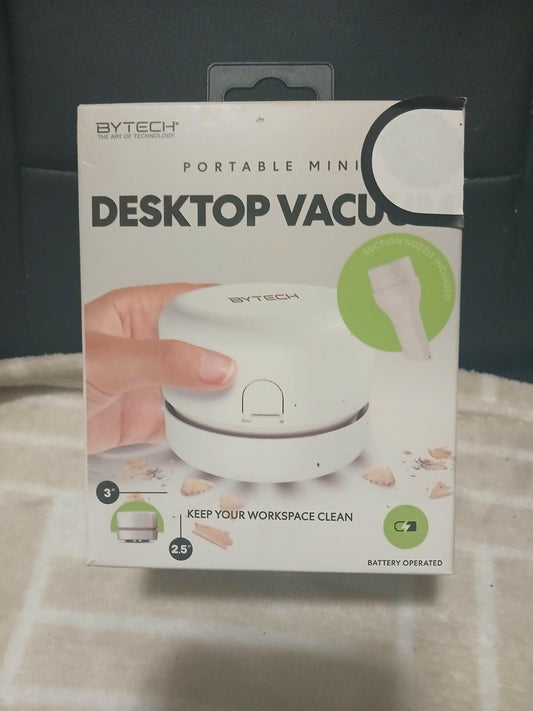 BYTECH PORTABLE MINI DESKTOP VACUMM NEW!
