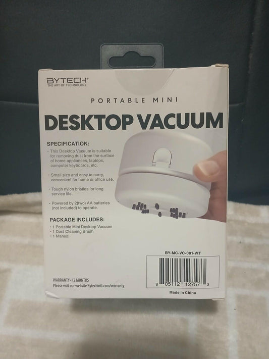 BYTECH PORTABLE MINI DESKTOP VACUMM NEW!