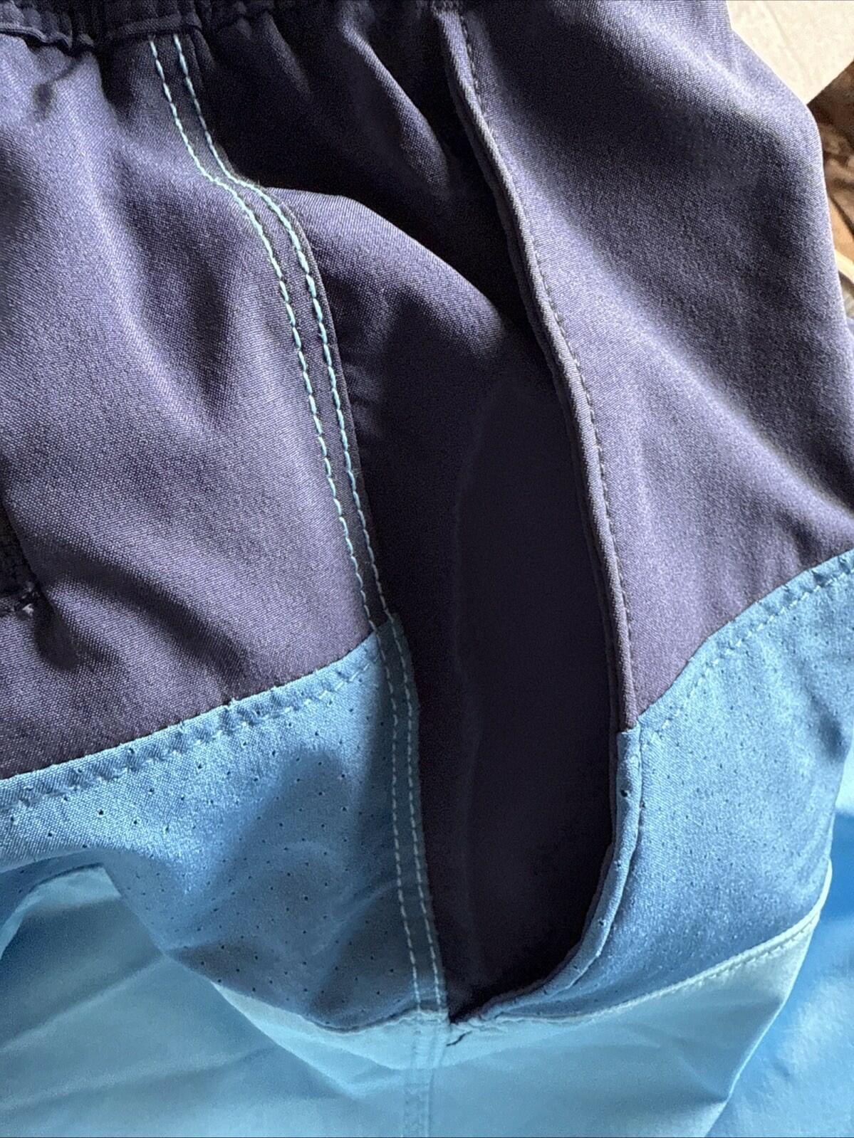 Speedo Mens Tech Volley Swim Trunks UPF 50+ Comfort Liner, Blue XL