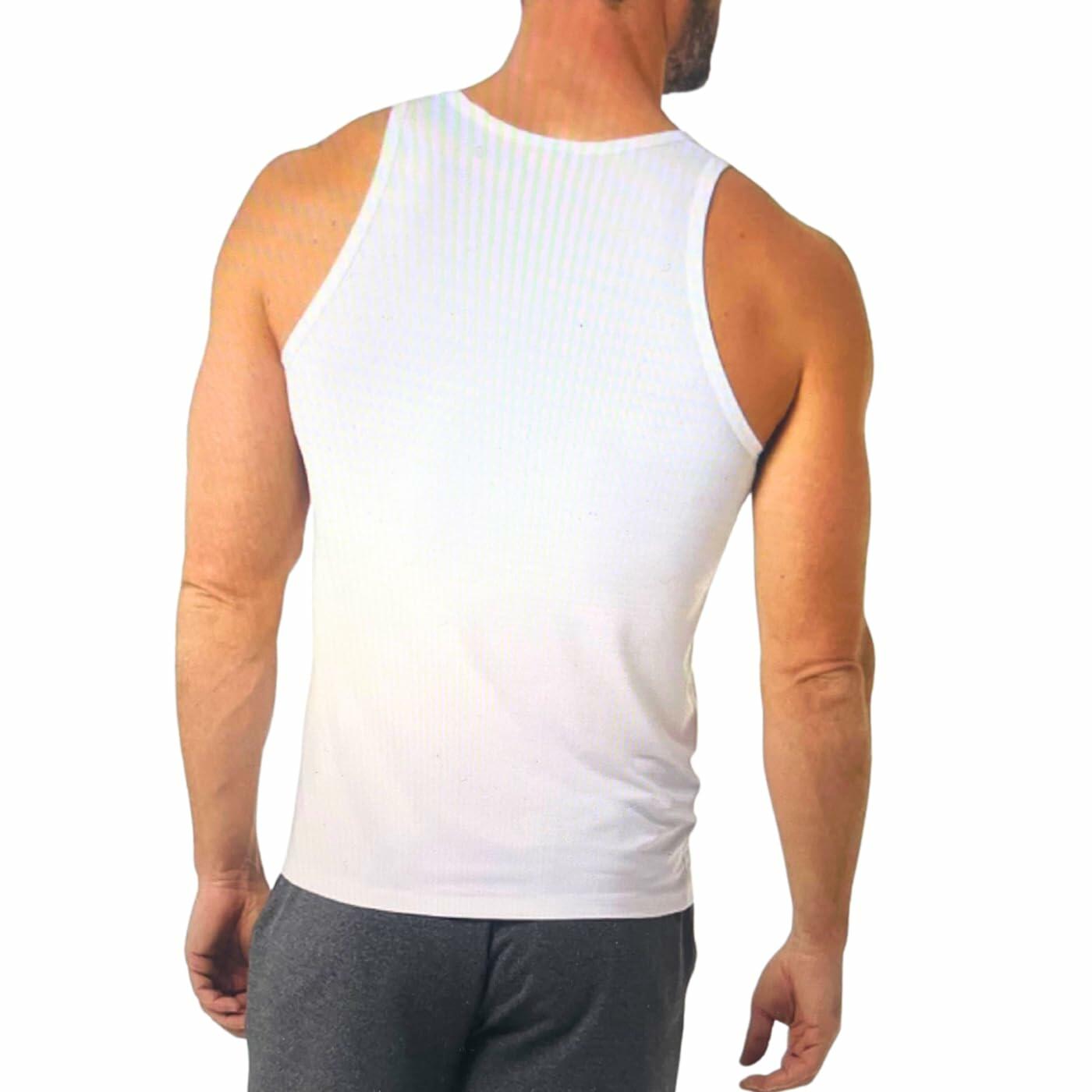 NEW 32 Degrees Comfort Mesh Tank Top, 3 Pack, Small White