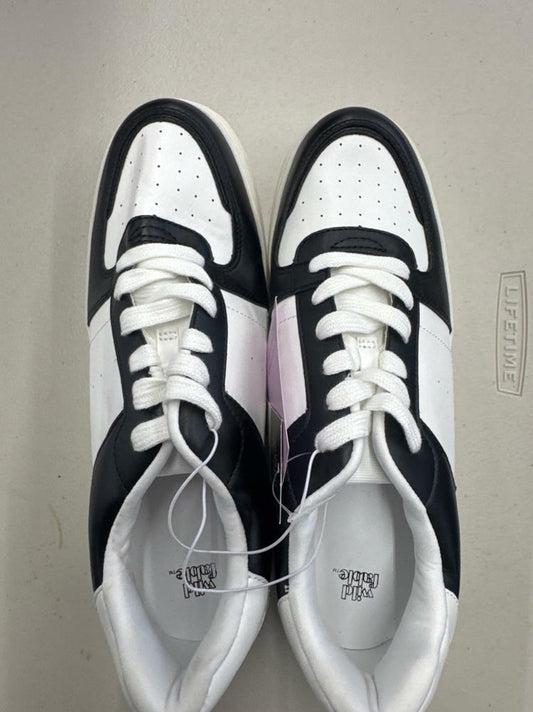 Women's Lola Lace-Up Sneakers with Memory Foam Insole - Wild Fable Black 11