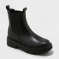 Women's Demi Chelsea Boots with Memory Foam Insole - A New Day Black 11