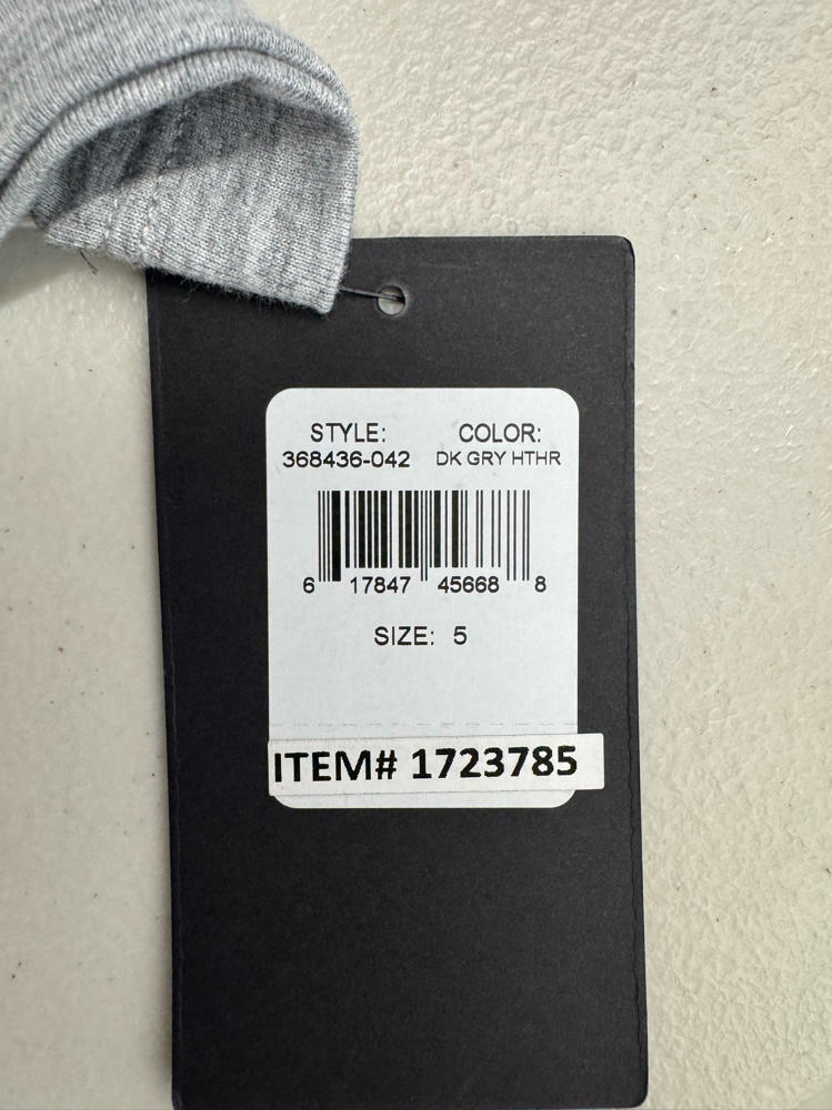 Converse Girl's Kids Siyah Kız Çocuk T-Shirt White Size 5