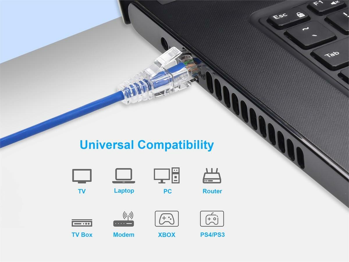 Monoprice Cat6 25ft Blue Component Level Patch Cable UTP