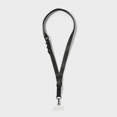 Cell Phone Utility Crossbody Strap - heyday Black