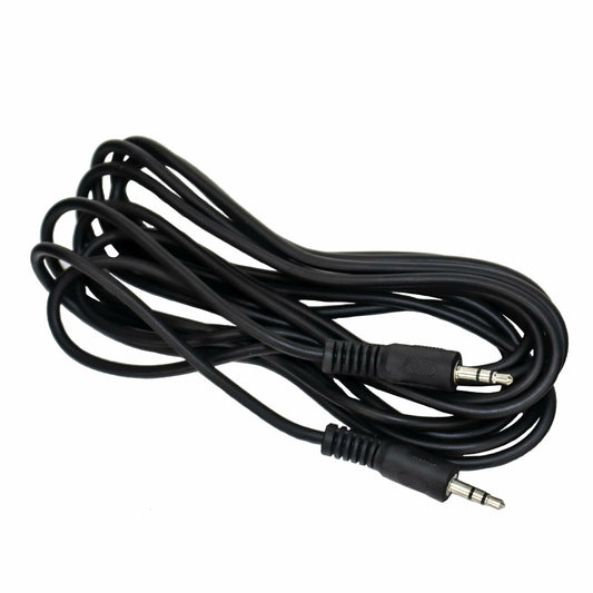 ChromaCast 2 Pack 10ft Black 3.5mm Rubber Aux Cable