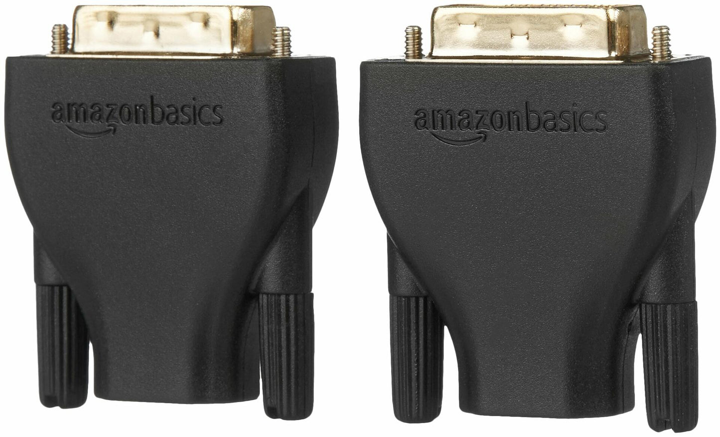 Amazon Basics Gold-Plated HDMI to DVI Adapter (4 Pack), Black