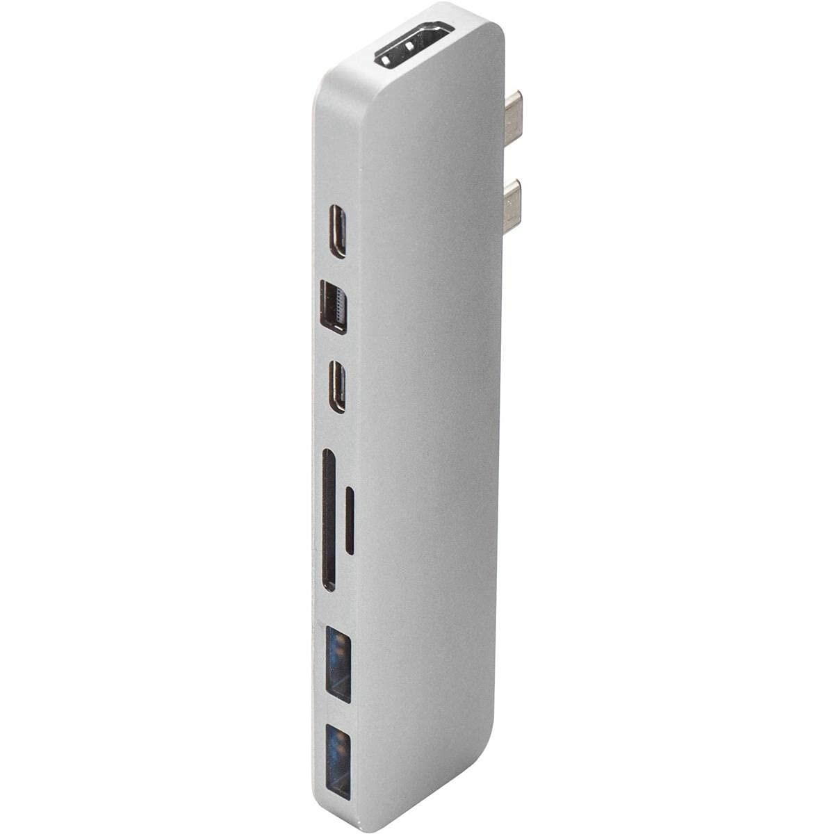 Sanho HyperDrive PRO 8-in-2 Hub for USB-C MacBook Pro - Silver