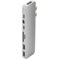 Sanho HyperDrive PRO 8-in-2 Hub for USB-C MacBook Pro - Silver