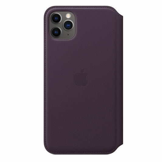 Apple Leather Folio (for iPhone 11 Pro Max) - Aubergine