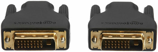 Amazon Basics Gold-Plated HDMI to DVI Adapter (4 Pack), Black