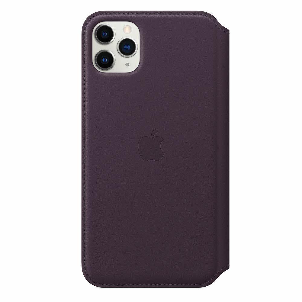 Apple Leather Folio (for iPhone 11 Pro Max) - Aubergine