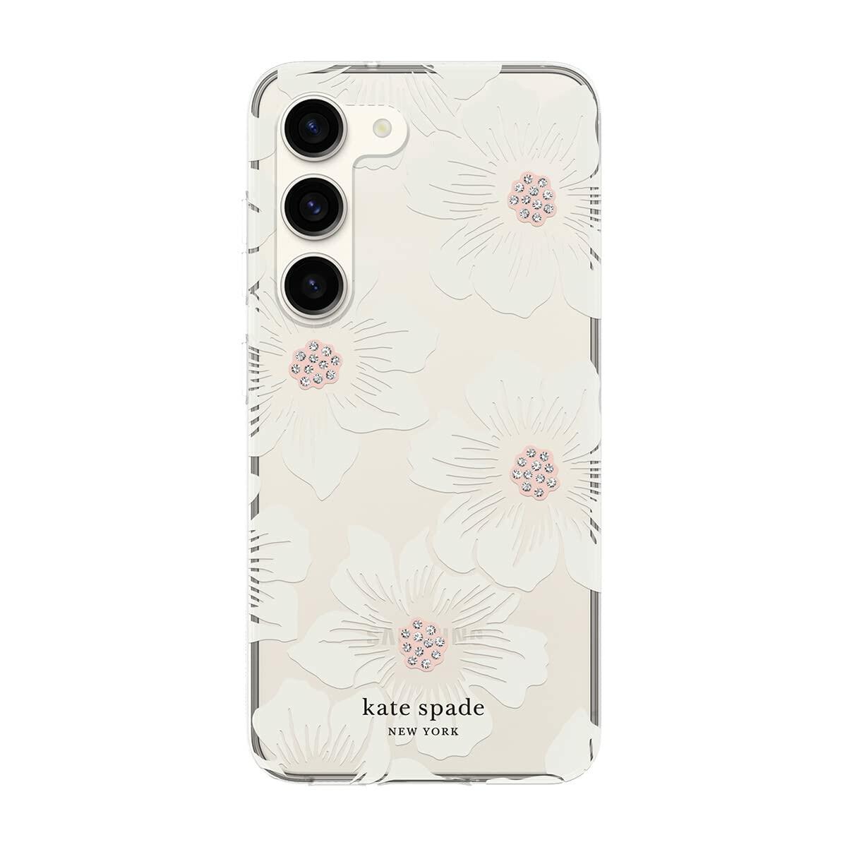 Kate Spade New York Protective Hardshell Case Compatible with Samsung Galaxy S23