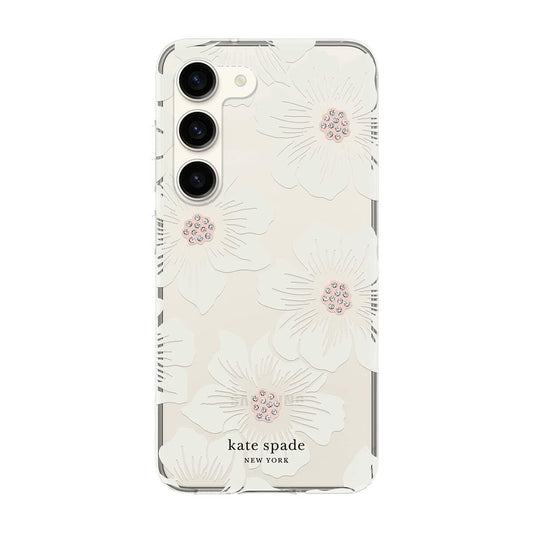 Kate Spade New York Protective Hardshell Case Compatible with Samsung Galaxy S23