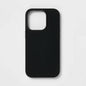 Apple iPhone 14 Pro Magnetic Case - Heyday Black Silicone