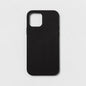 Apple iPhone 12/iPhone 12 Pro with Magnetic Case - Heyday Black: Silicone, Scratch-Resistant