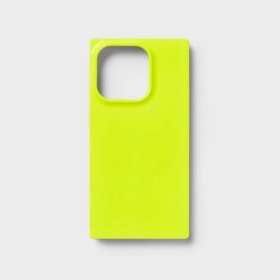 Apple iPhone 15 Pro Square Case with MagSafe - Heyday Neon Yellow