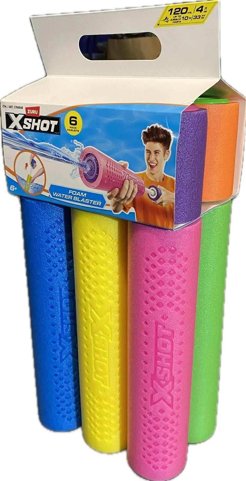 Zuru X Shot Foam Water Blasters - 6 Pack