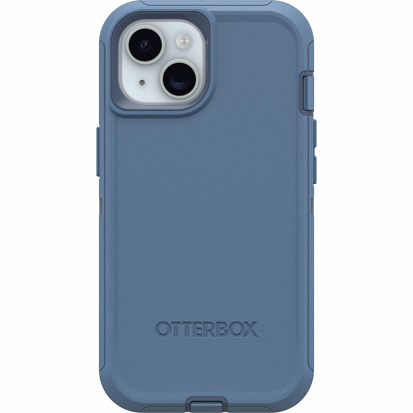 OtterBox IPhone 15 Defender Series Case-BABY BLUE JEANS, Screenless, Holster