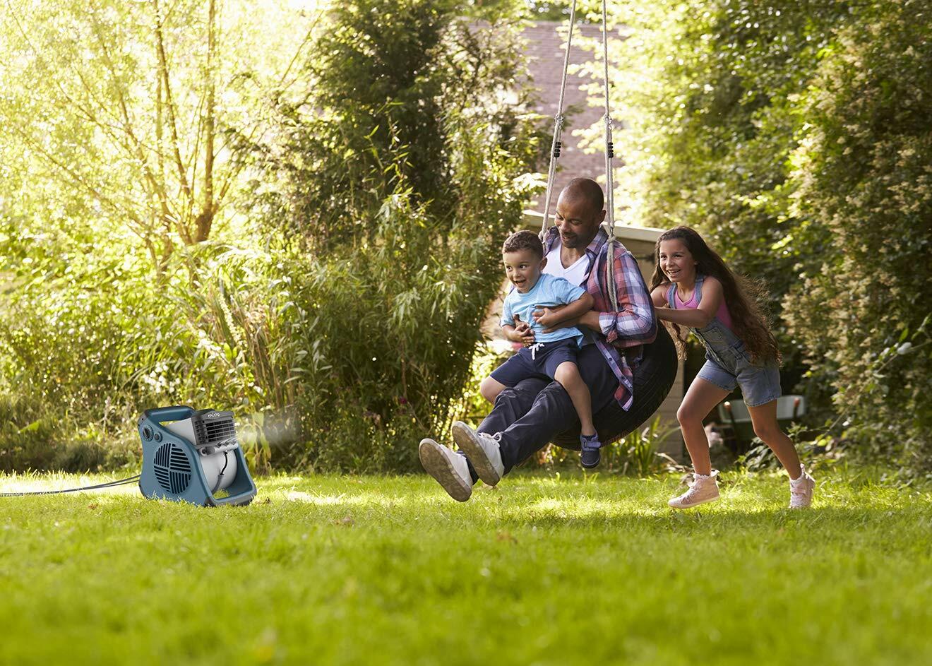 Lasko Misto Outdoor Misting Blower Fan, Ideal 4/Sports/Camping/Decks-3 Speeds