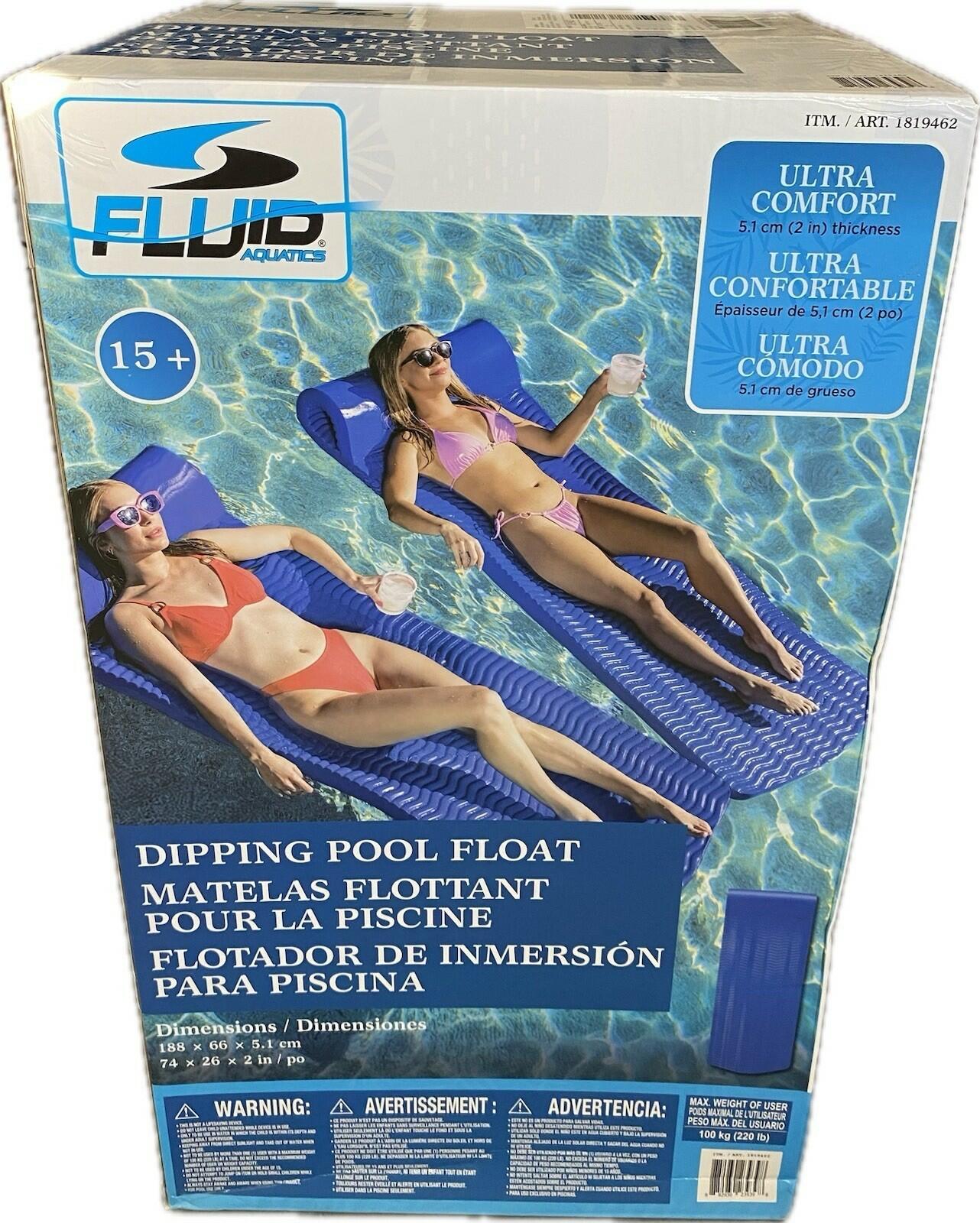 NEW Fluid Aquatics Dipping Pool Float Mat
