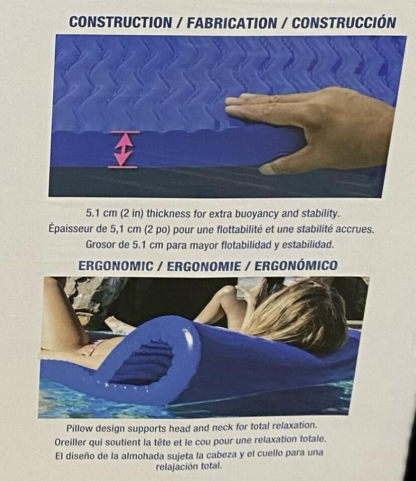 NEW Fluid Aquatics Dipping Pool Float Mat