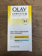 Olay Complete 3 in 1 Daily Facial Moisturizer SPF 40,Sensitive,6 fl oz