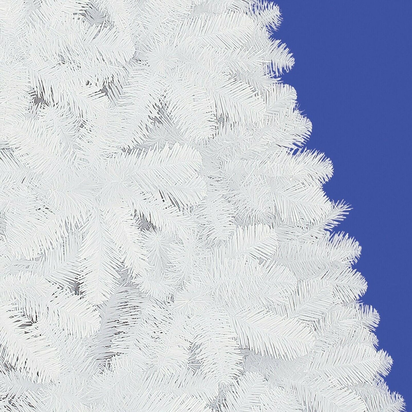 NEW HOLIDAY TIME 6.5 ft UNLIT JACKSON SPRUCE WHITE CHRISTMAS HOLIDAY TREE