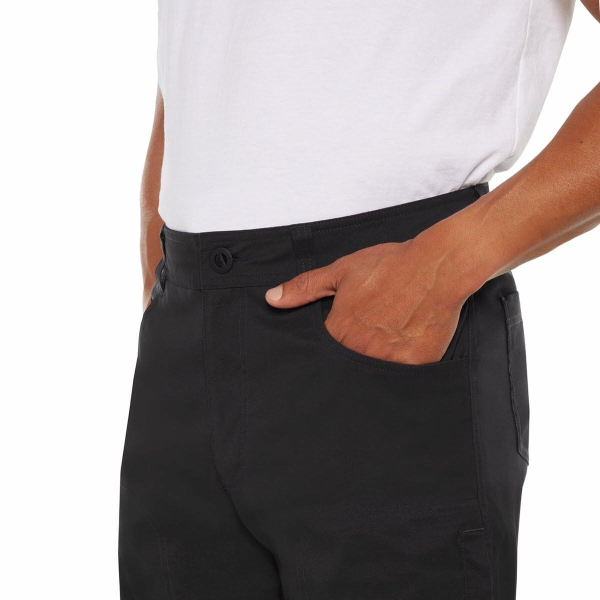 Orvis Mens Regular Fit Fleece Lined Stretch Fabric Pant (Black,34x29)