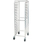 Winco 20-Tier Aluminum Sheet Pan Rack with Brake
