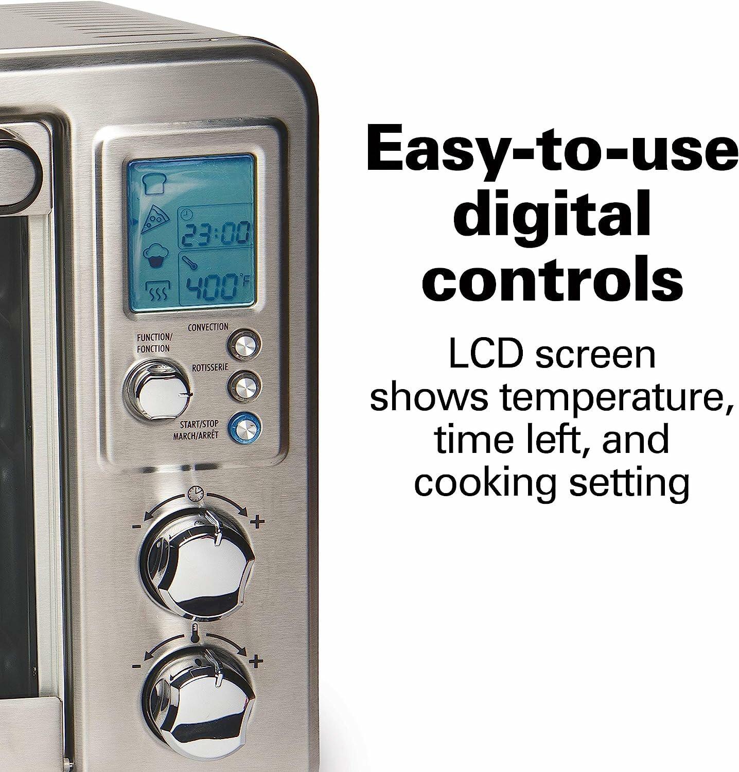 Hamilton Beach Sure-Crisp Digital Air Fryer Toaster Oven with Rotisserie | 31193