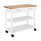 Seville Classics Commercial Work Table Island Utility Cart