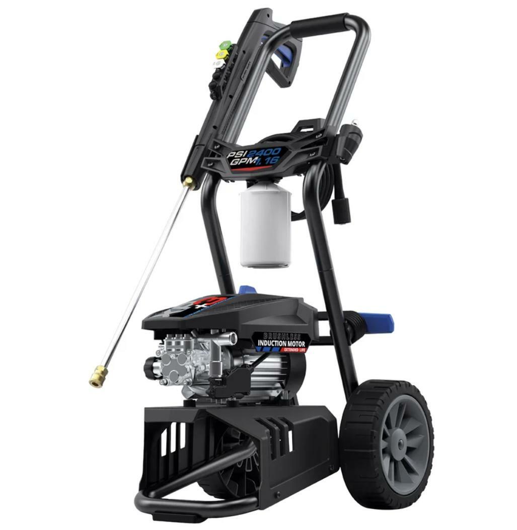 AR Blue Clean XP3-2400 Electric Pressure Washer, Blue, 2400 PSI,