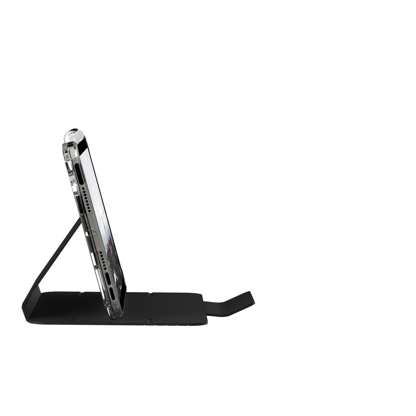 [U] by UAG Designed for iPad Mini A17 Pro (7th Gen)(6th Gen, 2021) Case 8.3" Lucent Lightweight Ultra-Slim Shockproof Smart Folio Protective Cover with Auto/Sleep Wake & Pencil Holder, Black