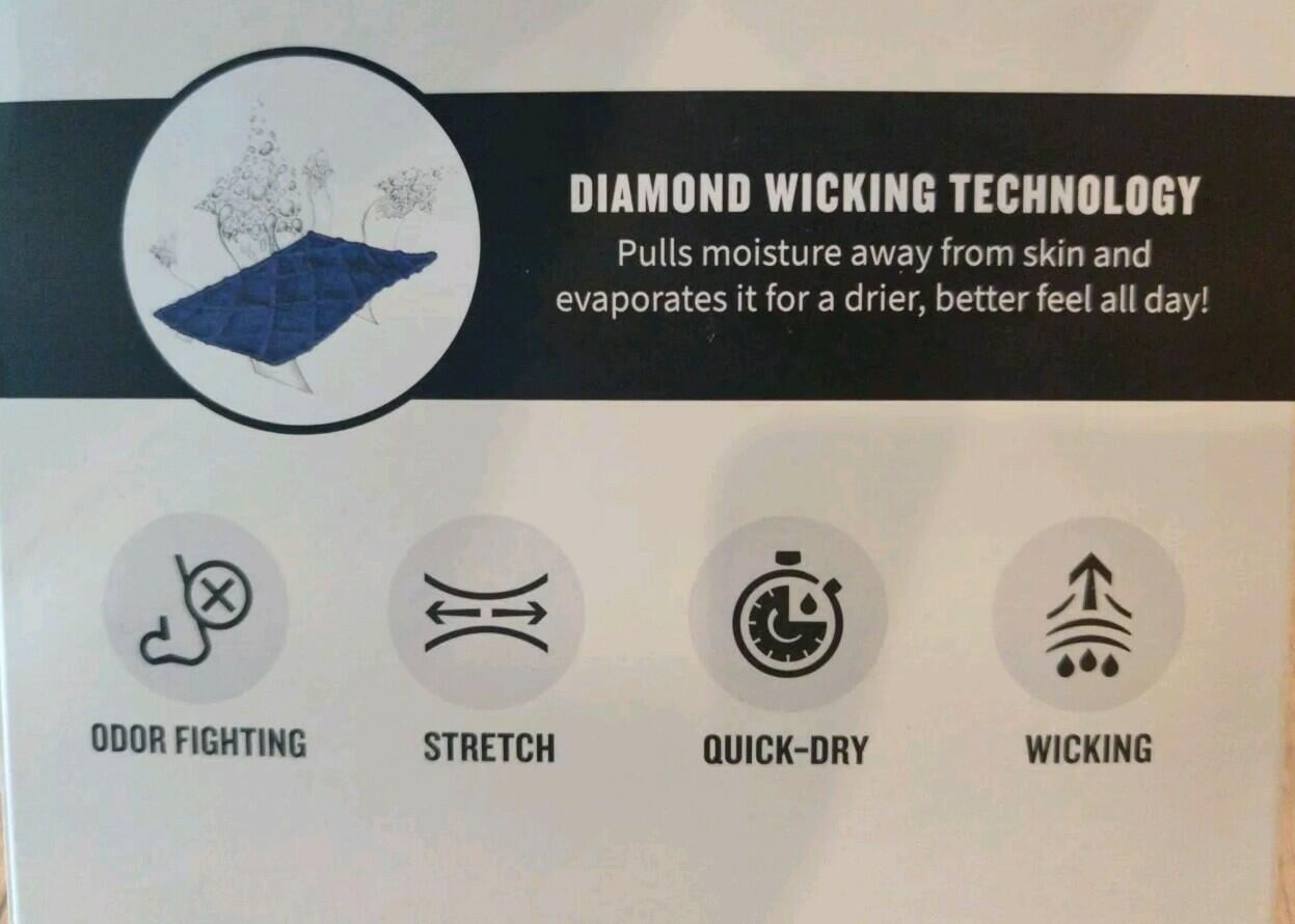 Duluth Trading Buck Naked Boxer Brief 3 Pack Men's XXL Blue Gray Black