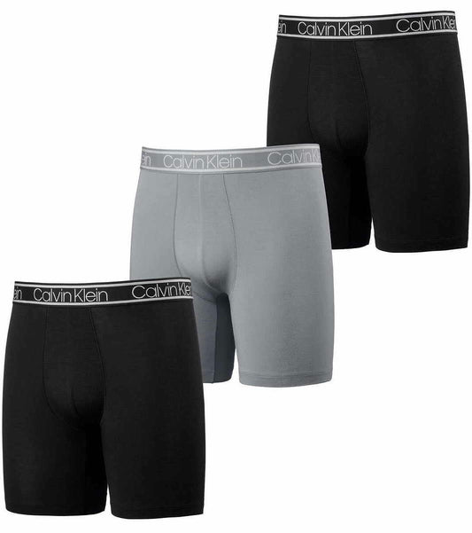 Calvin Klein Mens 3 Pack Lightweight Boxer Brief- XL
