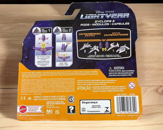 Disney Pixar Lightyear Hyper Speed Series Zyclops & Pods Mattel Brand New NIB