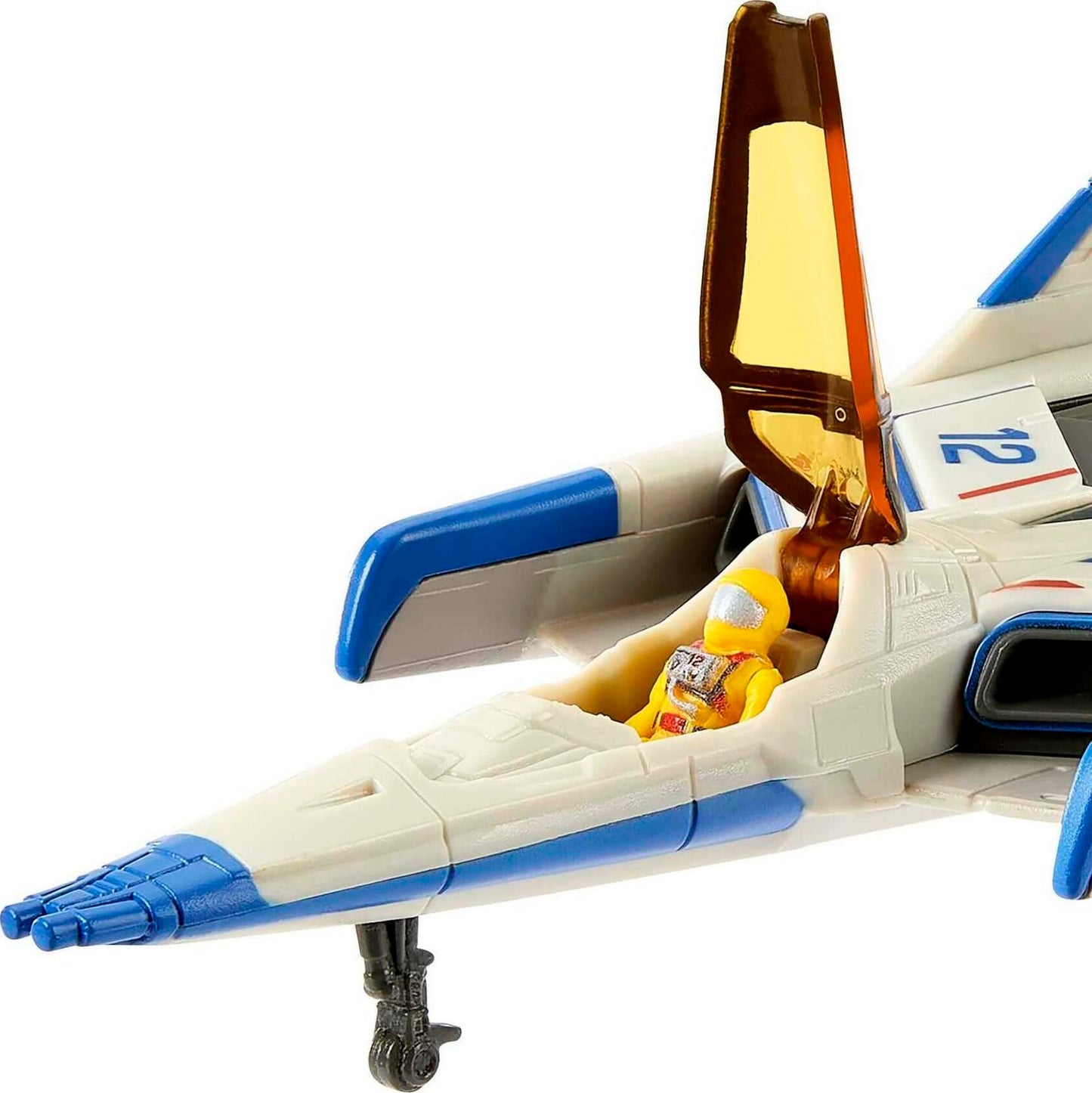 Mattel Disney and Pixar Lightyear Hyperspeed Series, Buzz Lightyear Mini Action Figure & XL-12 Spaceship, 6.2-inch Spaceship