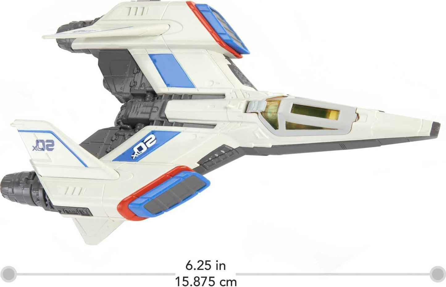 Mattel Disney Pixar Lightyear Hyperspeed Series XL-02 Spaceship & Buzz Lightyear Figure, 6.7 Inch Long Vehicle & 1.25 Inch Figure, Toy 4 Years & Up