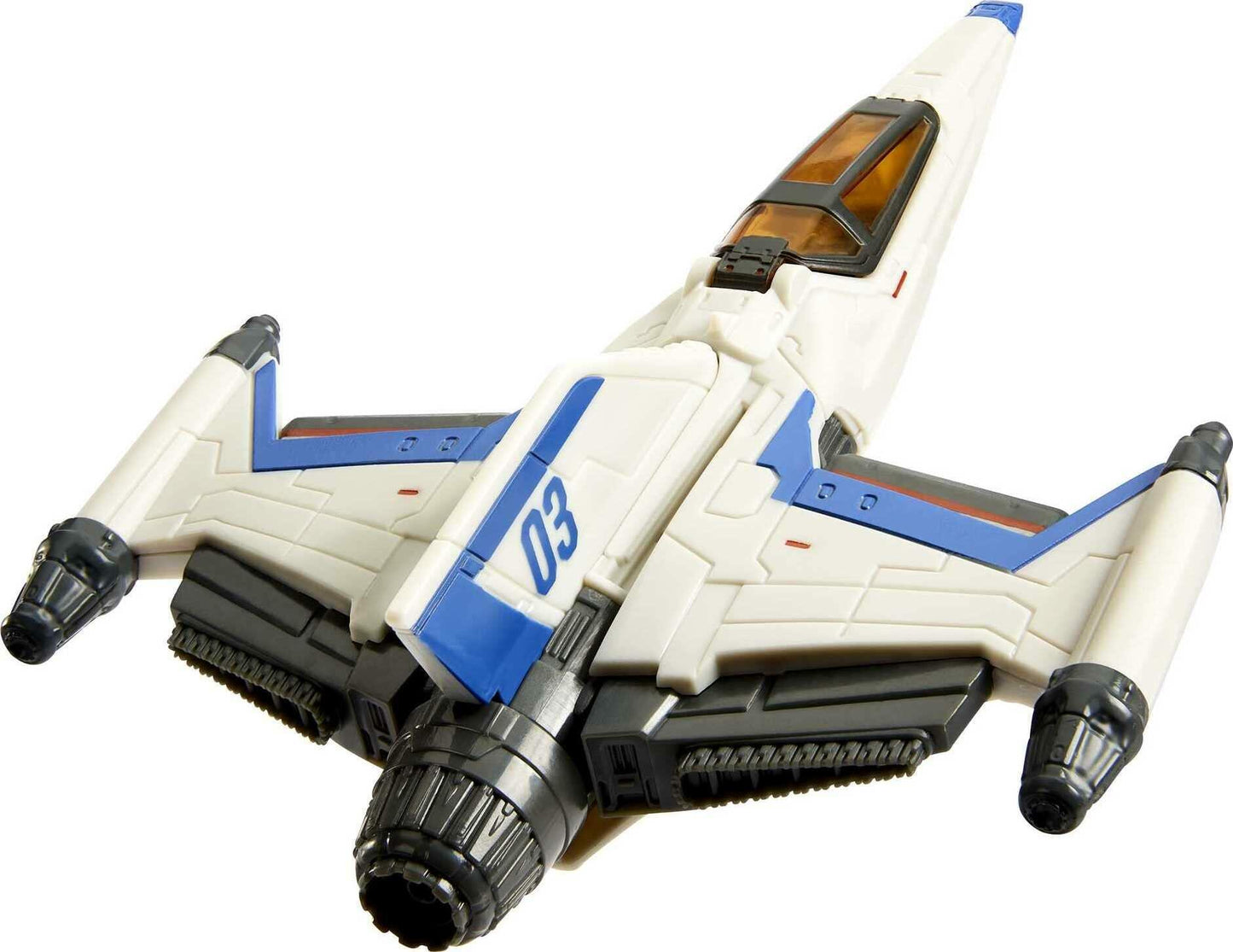 Mattel Disney Pixar Lightyear Hyperspeed Series XL-03 Spaceship & Buzz Lightyear Figure, 6.3 Inch Long Vehicle & 1.25 Inch Figure, Toy 4 Years & Up