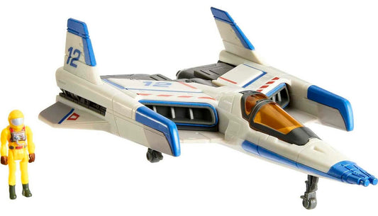 Mattel Disney and Pixar Lightyear Hyperspeed Series, Buzz Lightyear Mini Action Figure & XL-12 Spaceship, 6.2-inch Spaceship