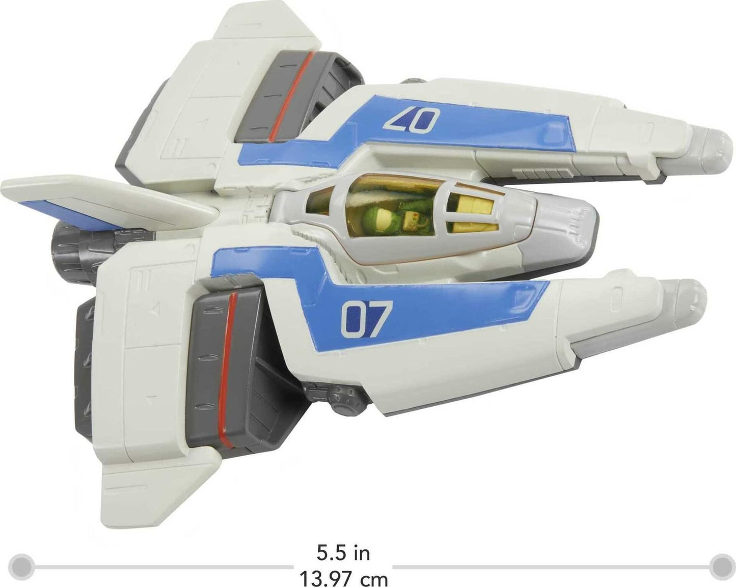 Mattel Disney and Pixar Lightyear Hyperspeed Series Mini Action Figure & Toy Vehicle Set, Buzz Lightyear & XL-07 Spaceship, 5.6-inch Vehicle