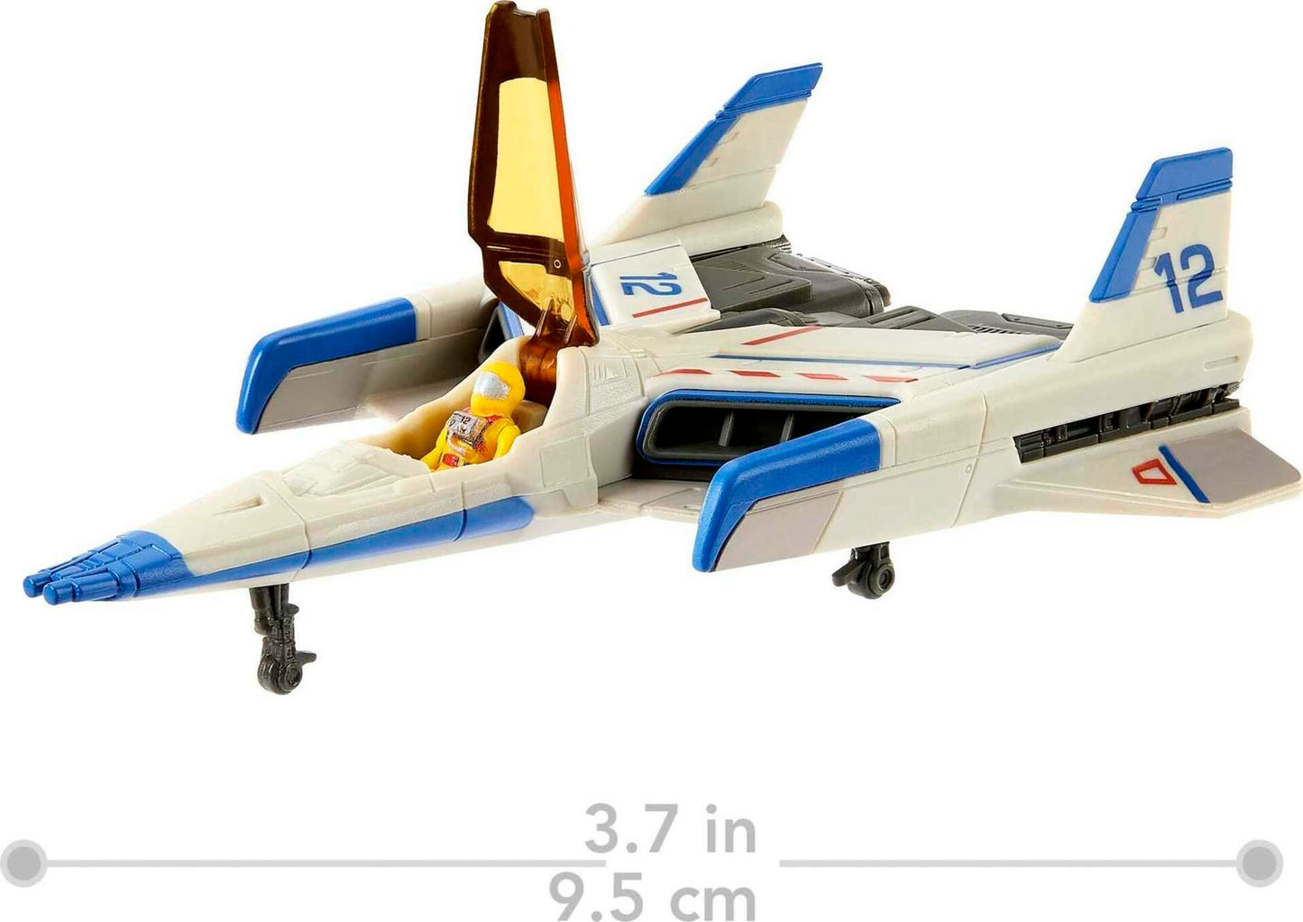 Mattel Disney and Pixar Lightyear Hyperspeed Series, Buzz Lightyear Mini Action Figure & XL-12 Spaceship, 6.2-inch Spaceship