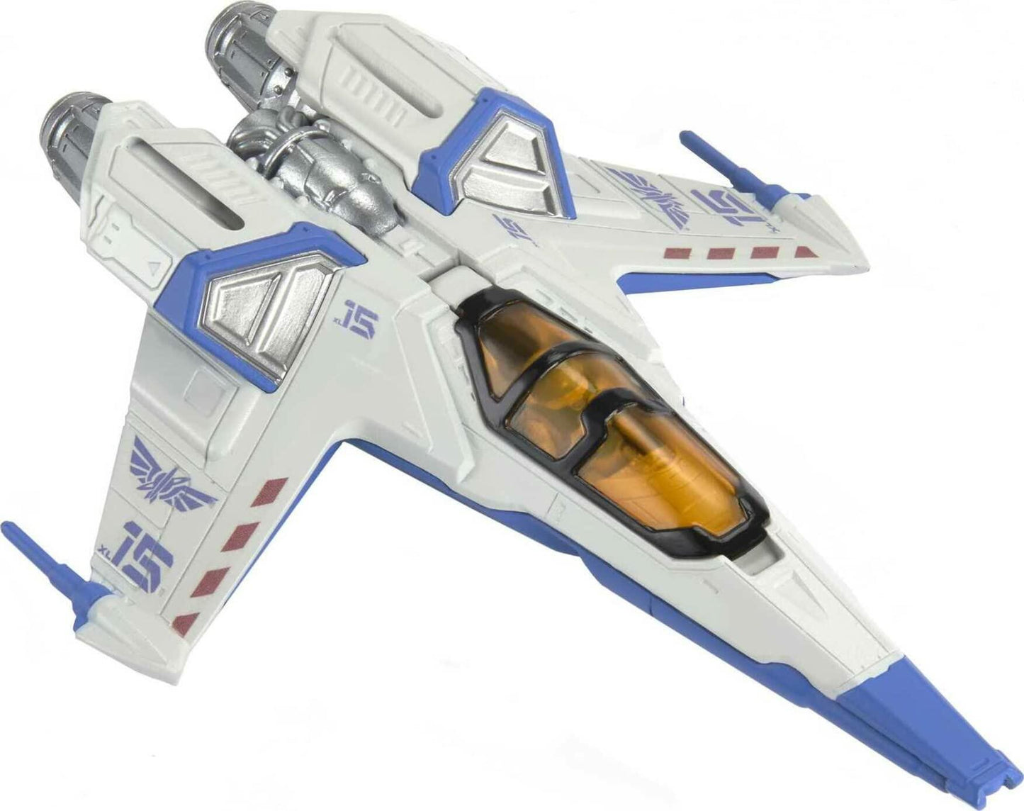 Mattel Disney and Pixar Lightyear Hyperspeed Series Mini Action Figure & Toy Vehicle Set, Buzz Lightyear & XL-15 Spaceship