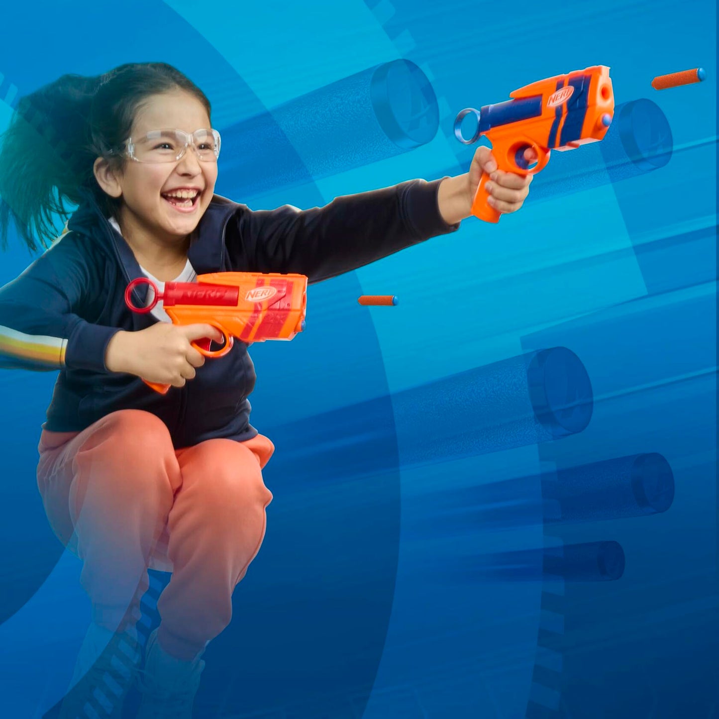 Nerf N Series Duo Pack, Includes 2 Ward Blasters, 12 N1 Darts Compatible Only N Series Blasters, Kids Outdoor Games, Ages 8+